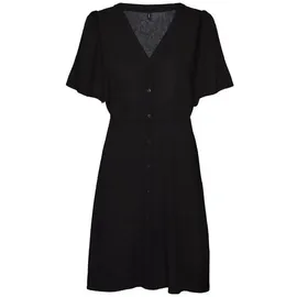 Vero Moda Blusenkleid Schwarz M