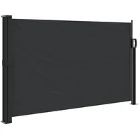 vidaXL Balkon-Sichtschutz 120 x 500 cm Schwarz Polyurethan