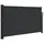 vidaXL Balkon-Sichtschutz 120 x 500 cm Schwarz Polyurethan
