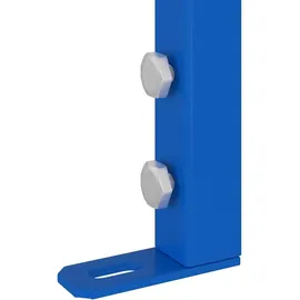 vidaXL Badezimmer Wandstütze Blau 50 x 3 x 112 cm