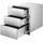 Vevor Outdoor Küchenschubladen 46x59x59 cm (BxTxH), Dreifach-Grillschubladen aus Edelstahl mit Griffen, Grillschubladen für Außenküche oder Grillinsel-Terrassengrillstation Schubladenschrank