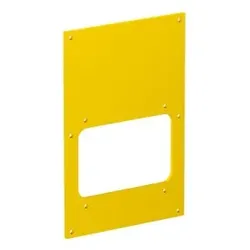 OBO 6109867 Abdeckplatte Schutzeinrichtung 160x105mm Polyvinylchlorid rapsgelb RAL 1021 VHF-P6