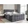 altdecor Boxspringbett APO-Z KING - 160 x 200 - H3/H4 - Dunkelgrau