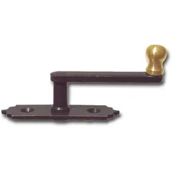 Fensterreiber Antik mit Messingknopf - 20 mm , 20mm