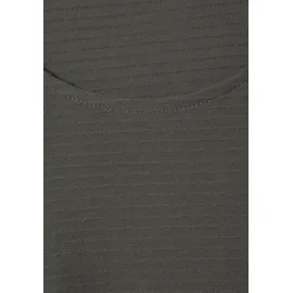 LASCANA Langarmshirt, aus strukturierter Ware, Gr. 40/42, khaki, , 97842619-40