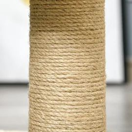 PawHut Katzenkratzbaum Klein 40 x 30 x 56 cm Khaki+Hellbraun