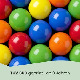 LittleTom Bällebad-Bälle, Mehrfarbig, Kunststoff, Rund, 7x7x7 cm, unisex, Spielzeug,