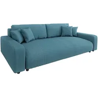 s-style möbel - Sofa mit Schlaffunktion und Bettkasten in Cord-Stoff schöner Sitzkomfort