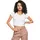 URBAN CLASSICS Cropped Button Up Rib Tee -