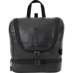 Kulturbeutel NITRO "Travel Kit", Gr. B/H/T: 25cm x 11cm x 24cm, schwarz, Polyester, Taschen, Kosmetiktasche für Reise, Waschtasche, Reisetasche für Kosmetikartikel
