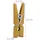 Relaxdays Holzklammern, 400er Set, Gold