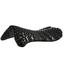 Acavallo Massage Gel Pad Double Riser Front and Back, Black