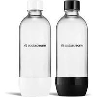 Sodastream Flaschen Set 2x1L schwarz/weiß