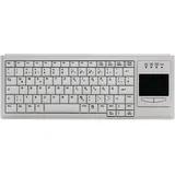 Active Key Industry 4.0 Compact Ultraflat Touchpad Keyboard USB Light Grey (DE, Kabelgebunden), Tastatur, Grau, Weiss