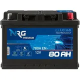 Autobatterie NRG 12V 80Ah Starterbatterie WARTUNGSFREI ersetzt 74Ah 75Ah 72Ah