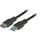 EFB-Elektronik USB-A auf USB-A 3 m Schwarz