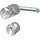 BASI Rosettengarnitur Wechselgarnitur Silber 7306-2288