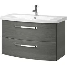 Sconto Waschtischkombination 84 x 53,7 x 46 cm Grau