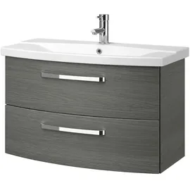 Sconto Waschtischkombination 84 x 53,7 x 46 cm Grau