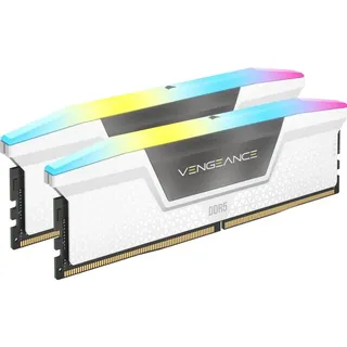 Corsair Vengeance RGB Cmh64gx5m2b6000c30w 64GB (2x32GB) 6000mhz RAM Weiss