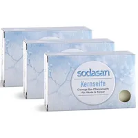 Sodasan Handseife Sodasan Kernseife 0,1kg (3er Pack)