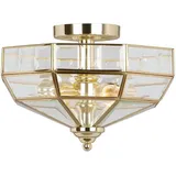 Elstead Lighting Old Park 2 E27 poliertes Messing