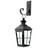 Frank-Flechtwaren Laterne Chateau schwarz, outdoor, aus Metall, wetterfest, 27cm