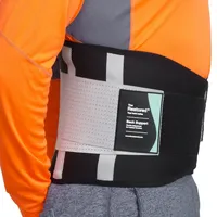 The Restored Rückenbandage für Damen und Herren - Lumbalbandage zur Stabilisierung der Lendenwirbelsäule - Verstellbarer Nierengurt gegen Rückenschmerzen und zur Verletzungsprävention - Medium