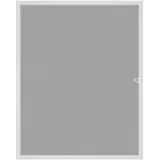 vidaXL Insektenschutz für Fenster 130 x 130 cm Weiß