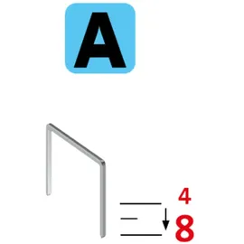 Novus Handtacker J-11 schwarz-rot, 1 St.