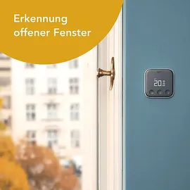 tado° TADO (X) Smartes Thermostat, Schwarz/Weiß