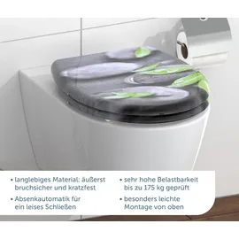 Schütte WC-Sitz Stone Kunststoff Grau