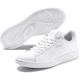 Puma Smash v2 Leder Sneaker Kinder white/white 37