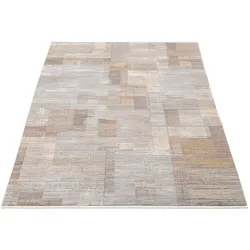 Teppich OCI DIE TEPPICHMARKE "FARBEN CITY", beige (natur), B:240cm L:290cm, Polyester, Teppiche, Klassisches Muster, eingefasst, in 3-D-Optik