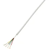 TRU Components 1570252 Alarmkabel LiYY 4 x 0.14 mm2 Weiß 50 m
