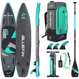 Bluefin SUP Cruise Carbon 12 Aufpumpbares Paddle Board| SUP Board für Erwachsene| Paddleboard Paket | Tragbar & Reisesicher | Inklusive Zubehör,Black Knight,Cruise Carbon Zwarte Ridder,12'