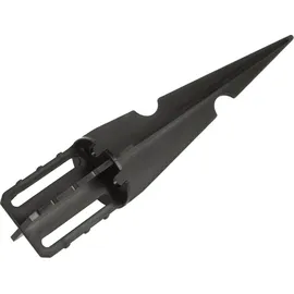 Maclean Brackets Solarleuchte Gartenleuchte Außenleuchte mit Bewegungssensor u. Dämmerungssensor schwarz Erdspieß Neutralweiß 4000K SMD-LED 220Lumen