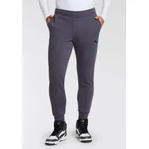 Puma Jogginghose »ESS+ LOGO LAB CAT SWEATPANTS FL CL«, Jogginghose grau