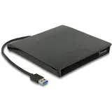 DeLock 42636 Speicherlaufwerksgehäuse HDD-Gehäuse Schwarz 5.25" Slim SATA Laufwerke 12,7 mm