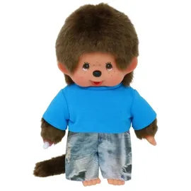 Monchhichi Junge mit Jeans 20cm, Sekiguchi SEKIGUCHI - Blau