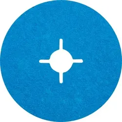 Zirkon Fiberscheibe Ø 125 mm Z-COOL36 für kühlen Schliff auf Edelstahl