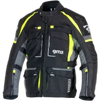 Gms Everest 3in1 Textiljacke, schwarz/gelb,