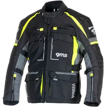 Gms Everest 3in1 Textiljacke, schwarz/gelb,