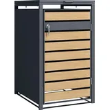 Axi Mülltonnenbox Lucas 80 x 116 cm braun