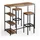 Vicco Fyrk 120 x 50 cm mit Regalen und 2 Barhockern