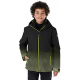 KILLTEC Jungen Skijacke/Funktionsjacke mit Kapuze und Schneefang KSW 383 BYS SKI JCKT, schwarz, 140, 42096-000