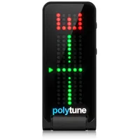 t.c electronic TC Electronic POLYTUNE CLIP BLACK Polyphoner Clip-Tuner mit True Strobe Tuning in Glänzendem Schwarz