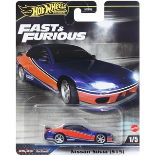 Hot Wheels Fast and Furious Auto Nissan Silvia S15 - Modell Die Cast Maßstab 1:64 - Länge 7 cm - HYP73