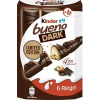 Ferrero Kinder Bueno Dark 6er intensivere Kakaonote Packung 129g