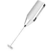 Handgehaltener Milchaufschäumer, elektrischer Milchbesen, Milchaufschäumer, handgehaltener elektrischer Schneebesen, Kaffee-Milchaufschäumer, Mixer, Mixer, für Kaffee, Latte Macchiato, Cappuccino